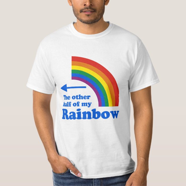 Camiseta La OTRA MITAD de MI ARCO IRIS (derecho) (Anverso)