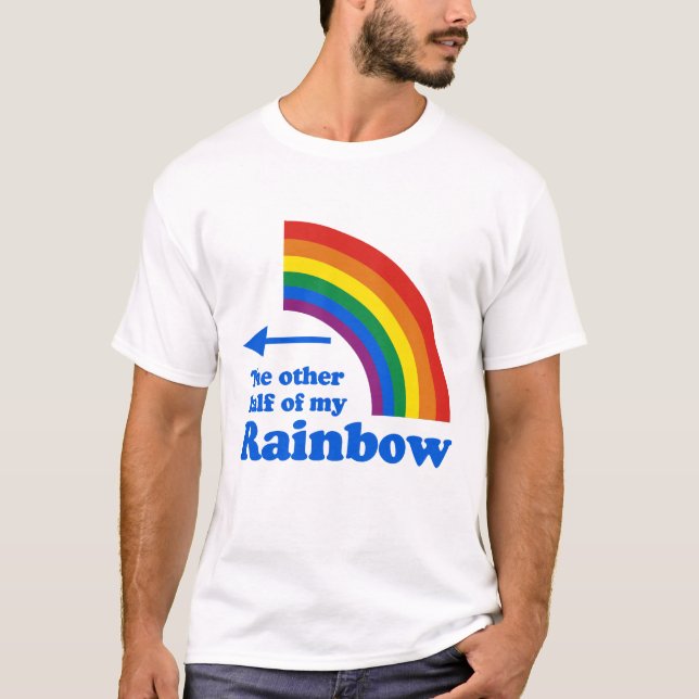 Camiseta La OTRA MITAD de MI ARCO IRIS (derecho) (Anverso)