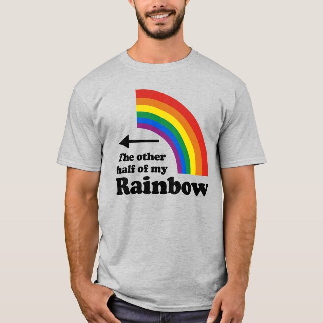 Camiseta La otra mitad de mi arcoiris (derecha) (Anverso)