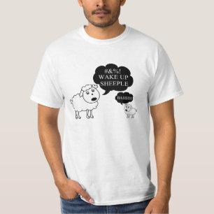 Camiseta La oveja dice despierta Sheeple