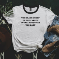 La oveja negra se convierte en la cabra