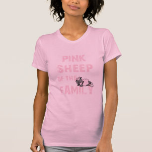 Camiseta La oveja rosada junta con te todos los estilos de