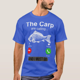 Camiseta La p está llamando y debo ir divertida pescando