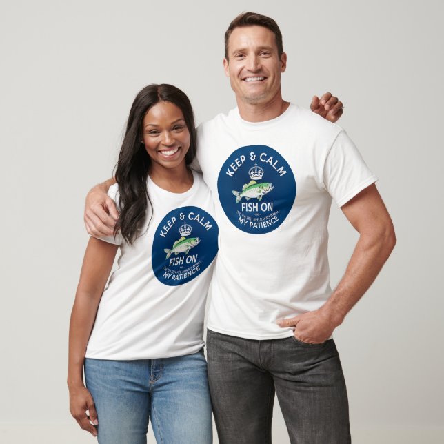 Camiseta La paciencia de los pescadores (Unisexo)
