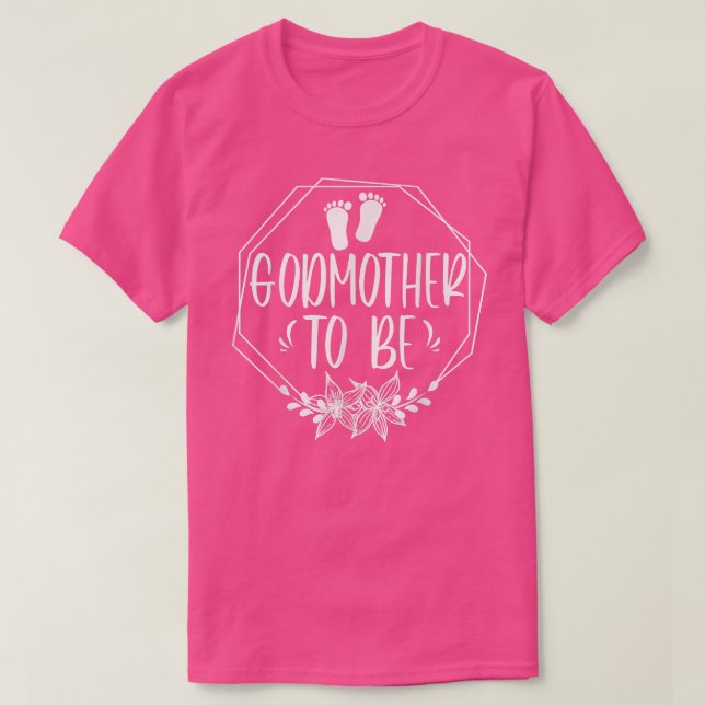 Camiseta La padrina de ser Baby Shower (Diseño del anverso)