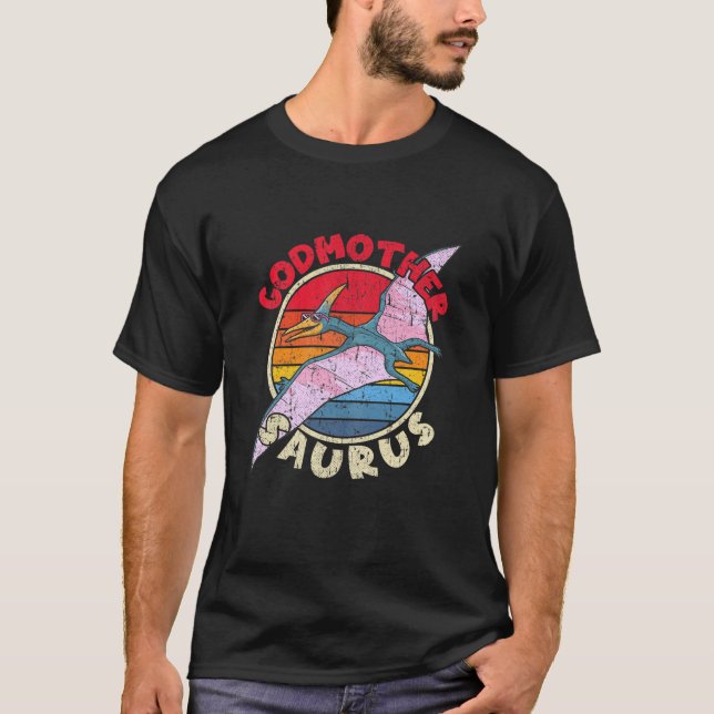 Camiseta La padrina Saurus I Pterodactylus I Matanza famili (Anverso)