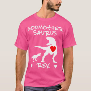 Camiseta La padrina Saurus T Rex Dinosaur T Shirau Mother D
