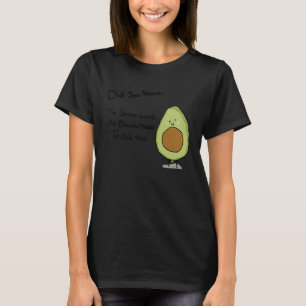 Camiseta La palabra azteca para aguacate significa árbol de