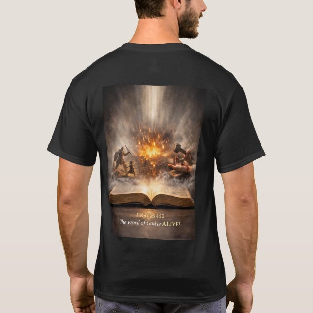 Camiseta La Palabra de Dios Vive (Reverso)