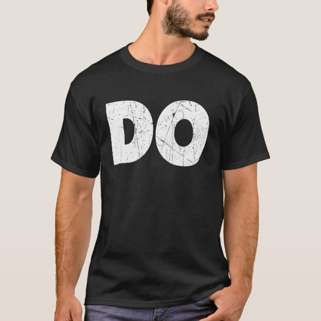 Camiseta La palabra DO Positive Motivational Coach Trainer  (Anverso)