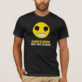 CAMISETA LA PALABRA ES PLATA Y EL SILENCIO ORO