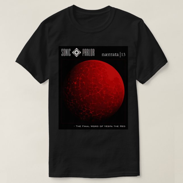 Camiseta La palabra final del Vespa el rojo (Diseño del anverso)