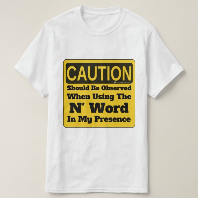 Camiseta La palabra N (Diseño del anverso)