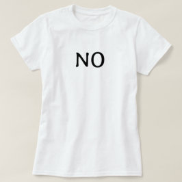 Camiseta La Palabra No Texto Minimalista Simple