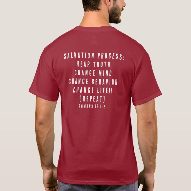 CAMISETA LA PALABRA PROCESO DE SALVACIÓN TEE (Reverso)