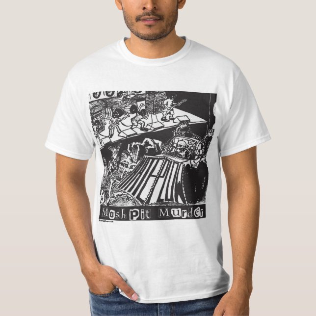 Camiseta La paleta del odio Mosh asesinato del hoyo (Anverso)