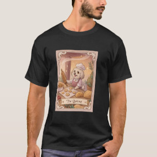Camiseta La Panadería Cozy Dog Bakery Carta de Tarot Cute C