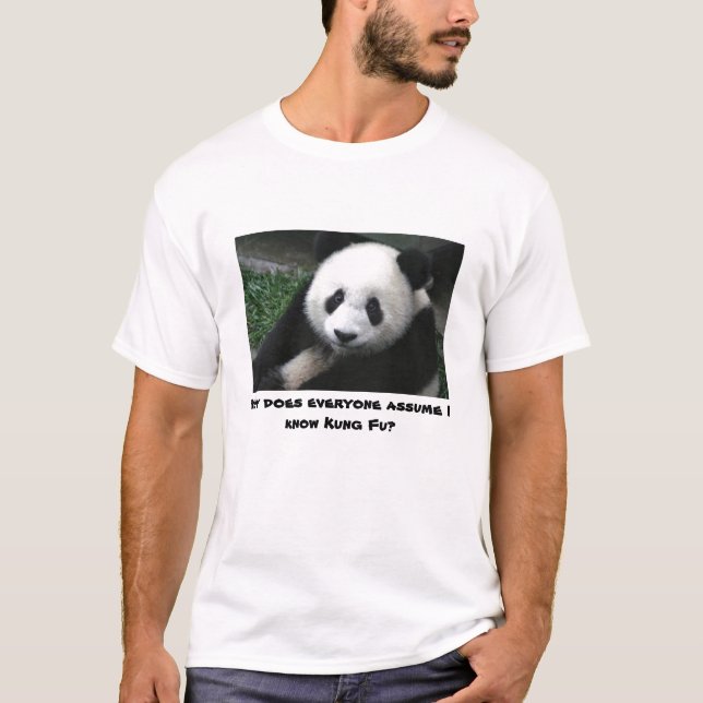 Camiseta La panda no conoce Kung Fu (Anverso)