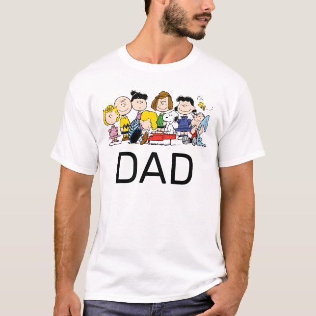 Camiseta La pandilla de los cacahuetes | Soy el papá (Anverso)