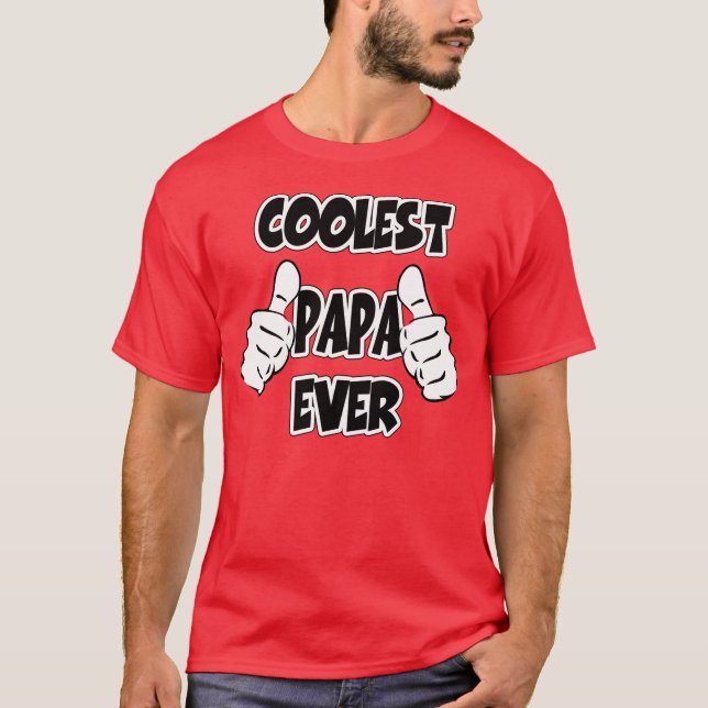 Camiseta La papá más fresca nunca (Anverso)