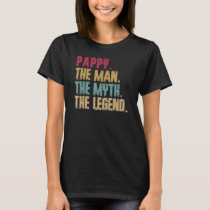Camiseta La papa vintage del hombre la leyenda del abuelo d
