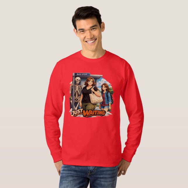 Camiseta La parada de autobús (Anverso completo)