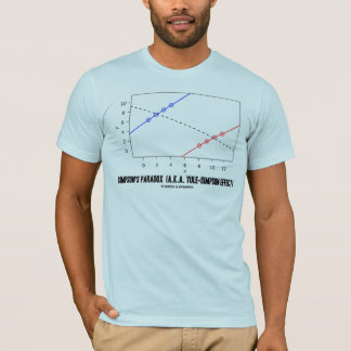 Camiseta La paradoja de Simpson (A.K.A. efecto de