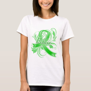 Camiseta La parálisis cerebral cree la cinta del Flourish