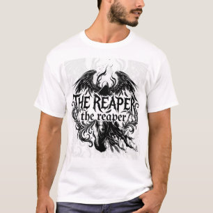 Camiseta La Parca Gráfica oscura gótica de la Parca para