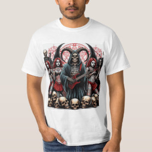 Camiseta La Parca: Sinfonía de Sombras y Metal