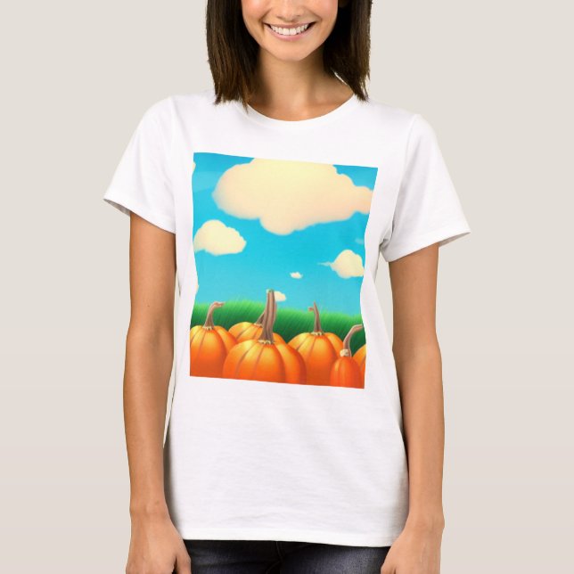 Camiseta La parcela de calabazas (Anverso)