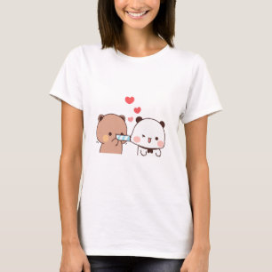 Camiseta La pareja de osos pandas, los abrazos de los bubu 