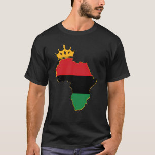 Camiseta La pareja reina de Rey Negro coincide con la afroa