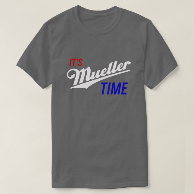 Camiseta La parodia de la investigación de Trump es más abs (Diseño del anverso)