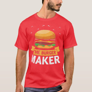Camiseta La parrillada de hamburguesas Cheeseburger Fast Fo
