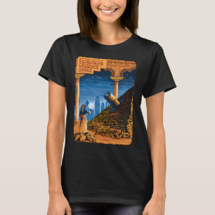 Camiseta la parte izquierda de la pirámide de la momia de e