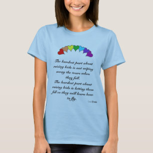 Camiseta La parte más dura sobre el aumento de niños