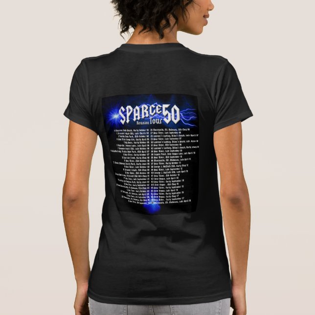 Camiseta La parte posterior de la mujer de Sparge 50 (Reverso)
