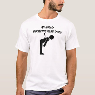 Camiseta La parte posterior del cuchillo adentro va a