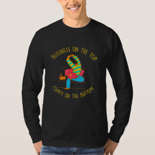 Camiseta La parte superior del negocio combina el trabajo i