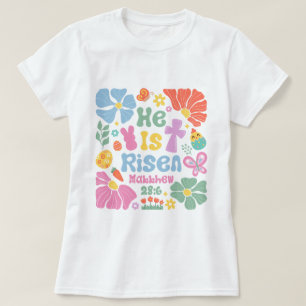 Camiseta La Pascua Cristiana Boho para las mujeres