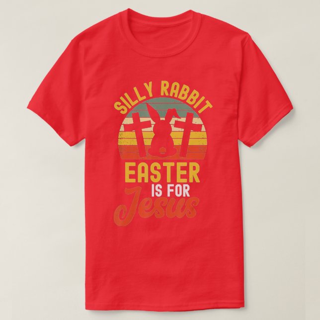 Camiseta La Pascua De La Pascua De La Conejo Silenciosa Es  (Diseño del anverso)