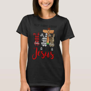Camiseta La Pascua De La Pascua Del Rabbit Silly De Leopard