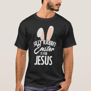 Camiseta La Pascua De La Rabbit Silenciosa Es Cristiana De 