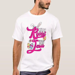 Camiseta La Pascua De La Rabbit Silenciosa Es Para Jesús Cr
