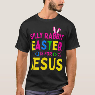 Camiseta La Pascua De La Rabbit Silenciosa Es Para Jesús Ni