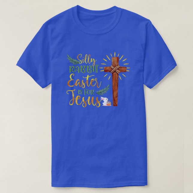 Camiseta La Pascua De Rabbit Silenciosa Es Para El Día De P (Diseño del anverso)