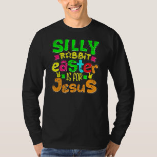Camiseta La Pascua De Rabbit Silenciosa Es Para Jesús Cute