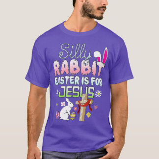 Camiseta La Pascua De Rabbit Silenciosa Es Para Jesús Pascu