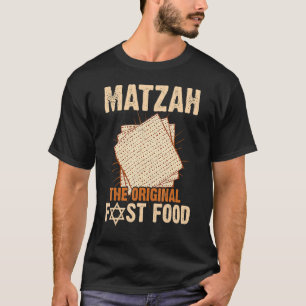 Camiseta La Pascua Matzah El Residuo De Comida Rápida Origi